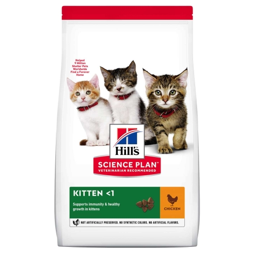 HILL'S SP Kitten sausā barība kaķēniem, vista, 300g