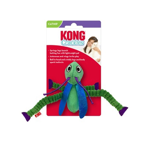 KONG Crackles Grasshopper rotaļlieta kaķiem