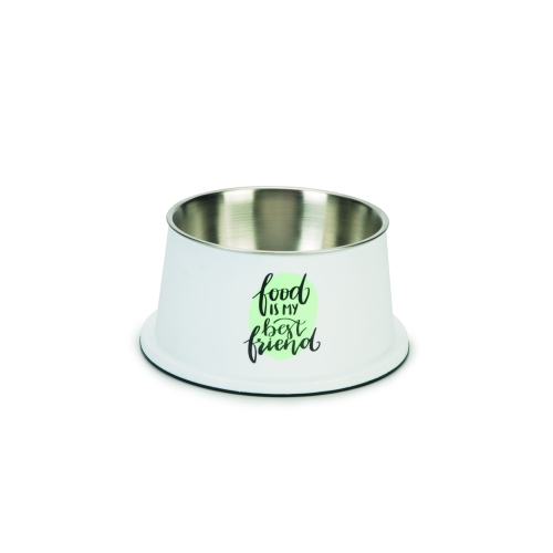 BEEZTEES Best Friend bļoda suņiem, 19cm, balta