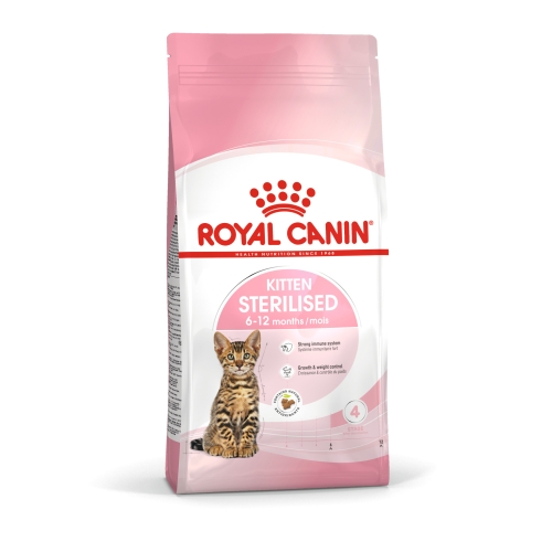 ROYAL CANIN Sterilised sausā barība kaķēniem, 2kg