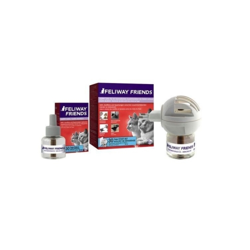 Feliway Friends difuzors kaķiem+uzpildāma pudelīte, 48 ml