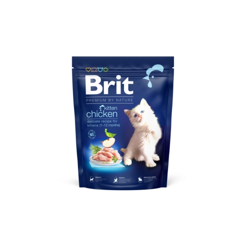 Brit Premium sausā barība kaķēniem, vista, 300g