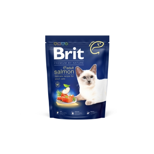 BRIT Premium sausā barība kaķiem, lasis, 300g