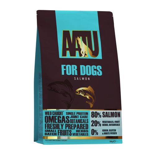 AATU sausā barība suņiem, lasis, 10 kg