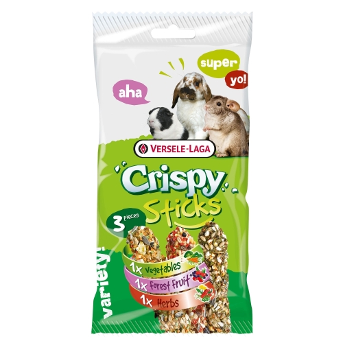 VERSELE-LAGA Crispy Sticks Triple uzkoda zālēdājiem, 3gb