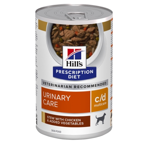 HILL'S PD C/D Multicare mitrā barība suņiem ar vistu/dārzeņiem 354G