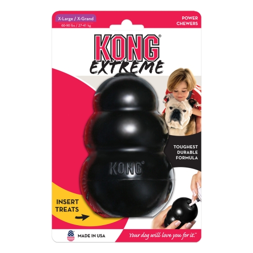 KONG Extreme rotaļlieta suņiem, L, melna