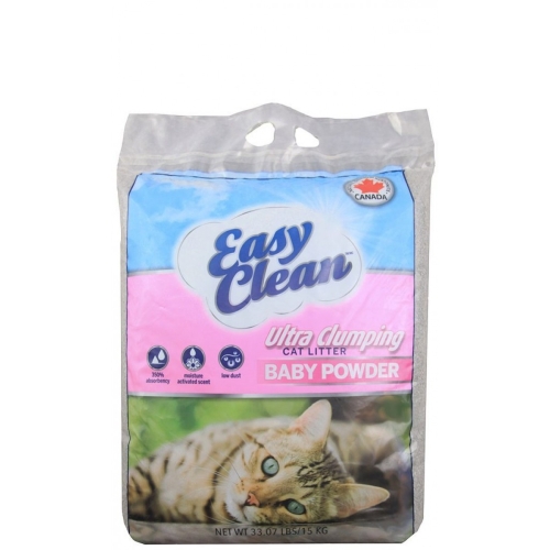 EASY CLEAN baby Powder pakaiši kaķu tualetei 15kg