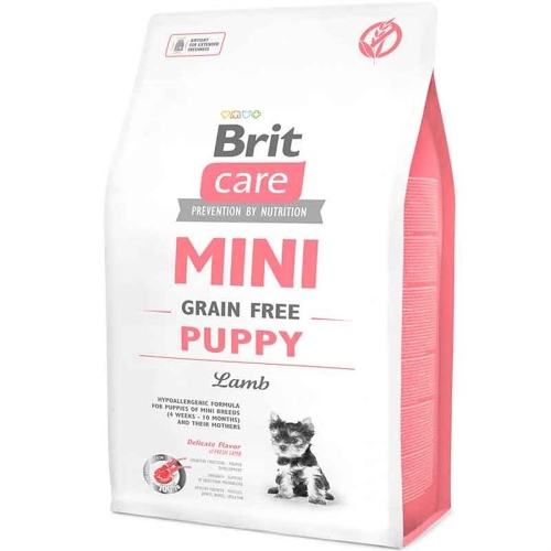 Brit Care pilnvērtīga barība mazo šķ. kucēniem ar jēru 2 kg