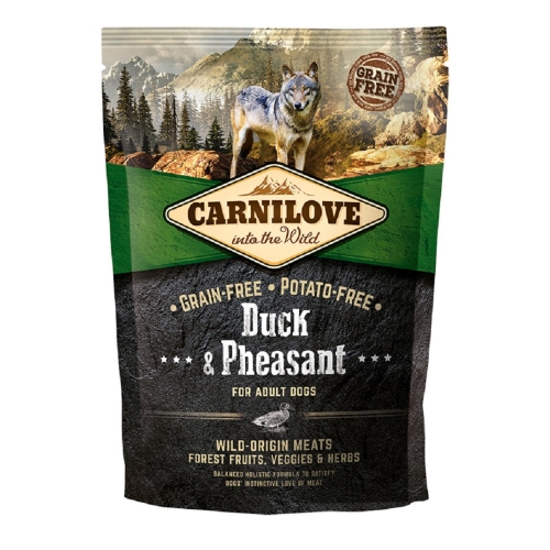 CARNILOVE sausā barība suņiem, pīle/fazāns, 1,5kg