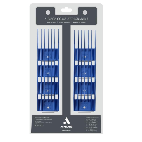ANDIS griešanas ķemmes komplekts trimmerim, 8 gab.