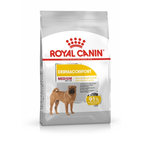 ROYAL CANIN Dermacomfort Medium sausā barība suņiem, 3kg