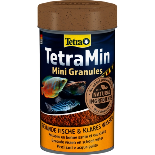 Tetra TetraMin barība - Mini granulas zivīm, 100ml