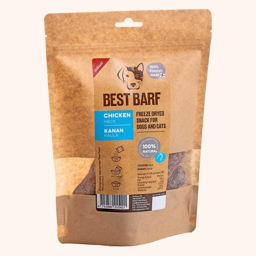 BEST BARF liofilizēti vistu kakliņi, 100g