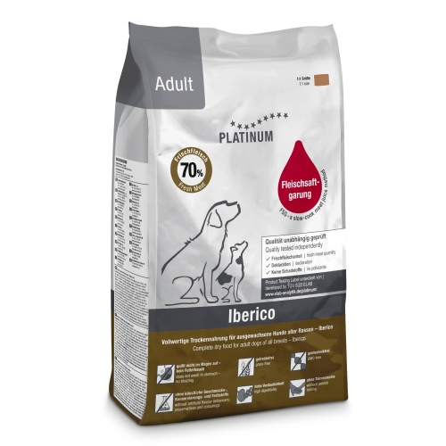 PLATINUM Adult sausā barība suņiem, Ibērijas cūka/dārzeņi, 1,5kg