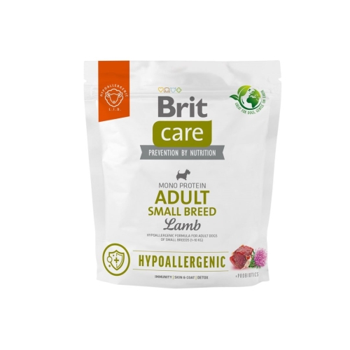 BRIT Care Small Breed sausā barība mazo šķirņu suņiem jērs/rīsi 1kg