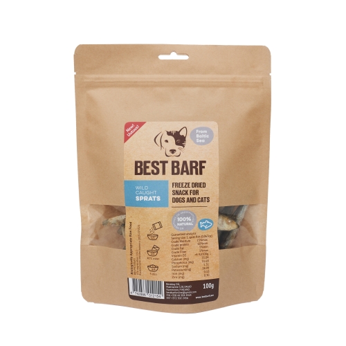 BEST BARF liofilizēts gardums, Baltijas brētliņa, 50g