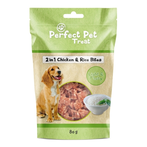 PERFECT PET 2in1 gardumi suņiem, vista/rīsi, 70g