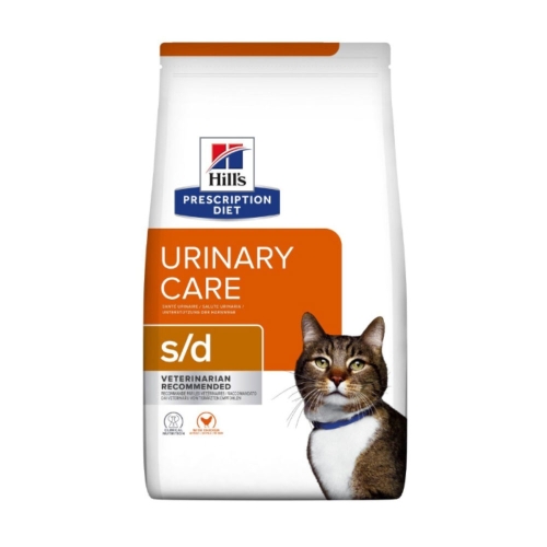 HILL'S PD s/d Urinary Care sausā barība kaķiem, vista, 1.5kg