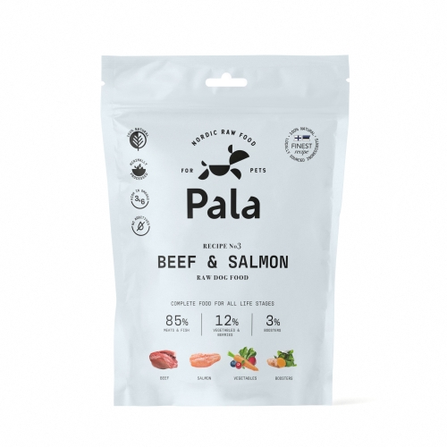 PALA svaigā barība suņiem, liellops/lasis 100 g