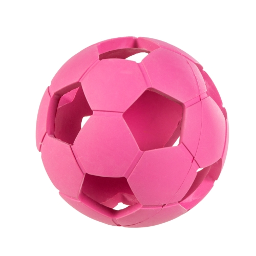 LITTLE&BIGGER Soccer Ball rotaļlieta suņiem, 11cm, rozā