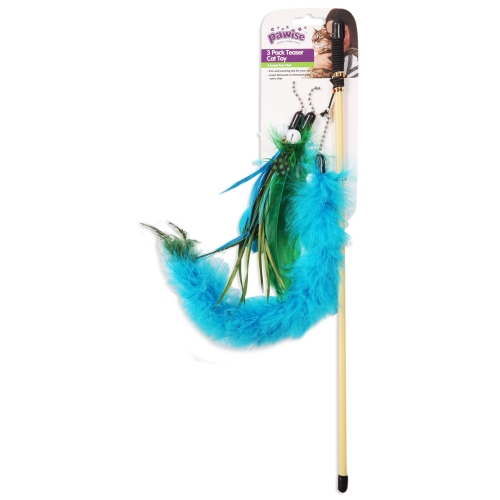 PAWISE rotaļlieta kaķiem, spalvas, 51 cm