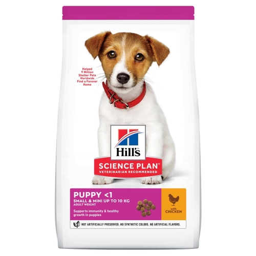 HILL'S SP Small&Mini Puppy sausā barība kucēniem,vista, 300g