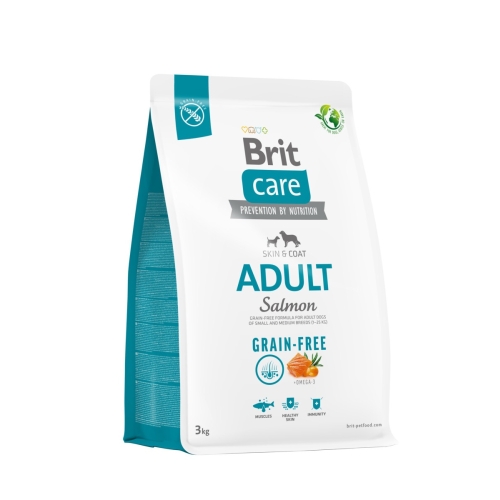 BRIT Care Medium/Mini sausā barība suņiem, lasis, 3kg