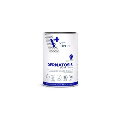 VetExpert 4T VD Dermatosis konservi suņiem ar lasi 400G