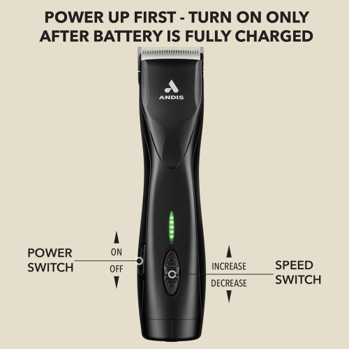 ANDIS Pulse ZR II Vet Pack apmatojuma griešanas ierīce