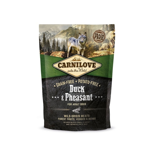 CARNILOVE sausā barība suņiem pīle/fazāns 1,5kg