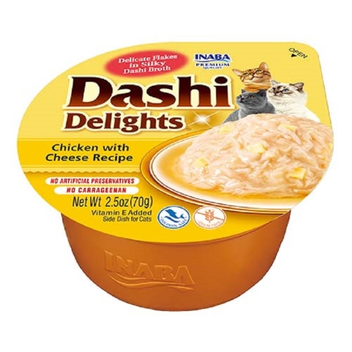 CHURU Dashi Delights kārums kaķiem, vista/siers, 70g