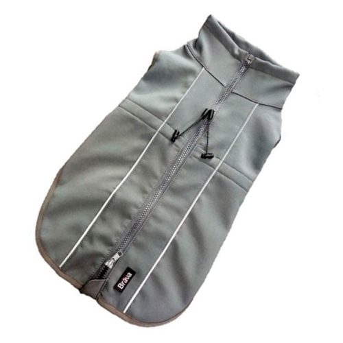 FINNERO Sport Softshell jaka suņiem, 35, pelēka
