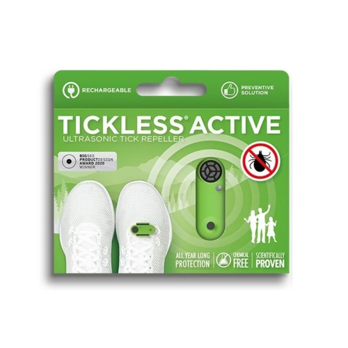 Tickless Active ultraskaņas repel. ierīce pret ērcēm zaļa (USB)