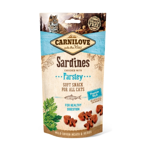 CARNILOVE gardums kaķiem, sardīnes/pētersīļi, 50g
