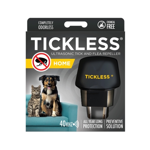 Tickless Home ultraskaņas ierīce pret blusām, melna