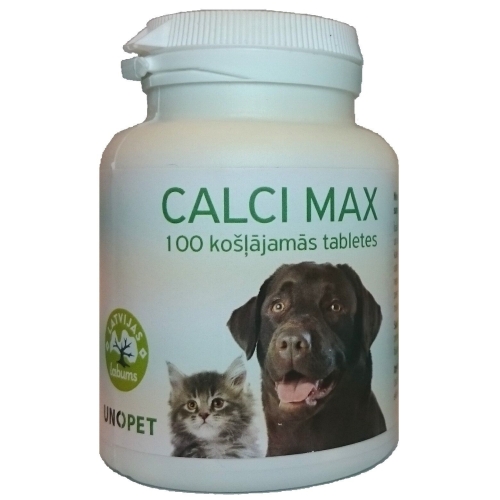 UNOPET Calci Max uztura bagātinātājs suņiem/kaķiem, N100