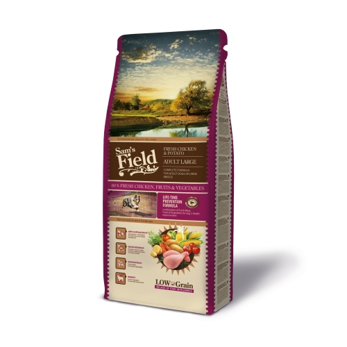 Sam's Field large sausā barība lielo šķirņu suņiem vista 13 kg