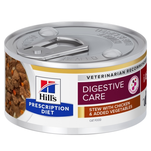 HILL'S PD i/d mitrā barība kaķiem, vista/dārzeņi, 82g