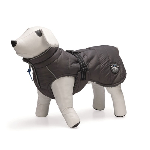 BEEZTEES Bobby jaka suņiem, 44cm, pelēka