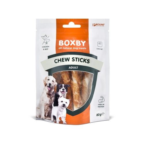 BOXBY graužams kārums suņiem Chew Sticks 80 g