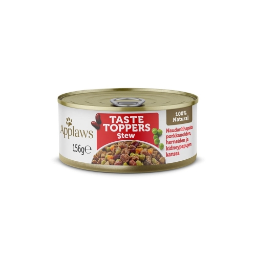 APPLAWS Taste Toppers Liellopa gaļas un dārzeņu sautējums, 156g