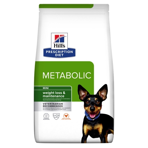HILL'S PD Metabolic Mini sausā barība suņiem, vista, 6kg