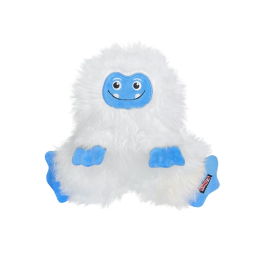 KONG Holiday Frizzles Yeti rotaļlieta suņiem, M/L