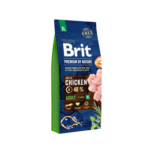 BRIT Premium Large XL sausā barība suņiem, vista, 15kg