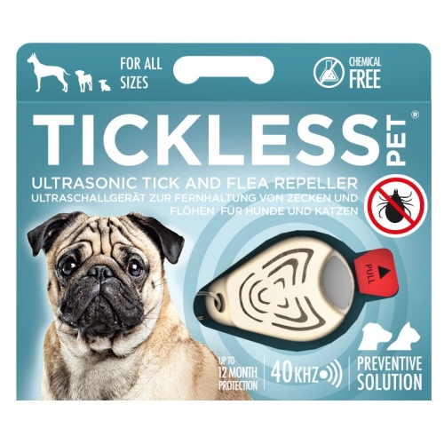 Tickless Pet, ultraskaņas ierīce pret ērcēm un blusām, bēša