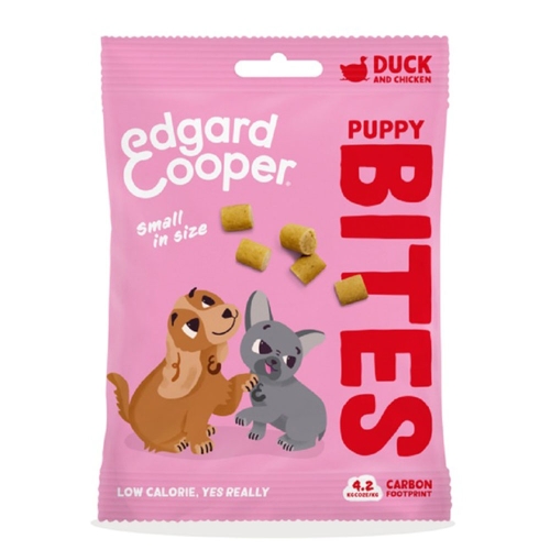 EDGARD COOPER Bites gardumi suņiem, S, pīle/vista, 50g