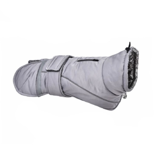 Ohana Windproof Eco suņu mētelis XL, pelēks