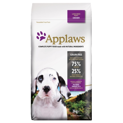 APPLAWS sausā barība lielo šķirņu kucēniem, vista, 2kg
