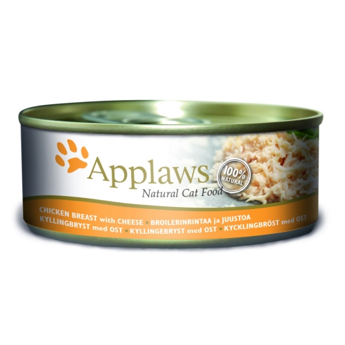 APPLAWS mitrā barība kaķiem, ar vista/siers, 156 g